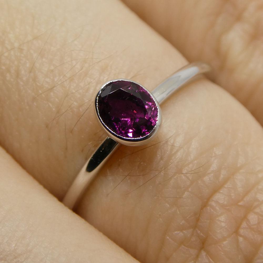 Tourmaline Stacker Ring set in 10kt White Gold - Skyjems Wholesale Gemstones