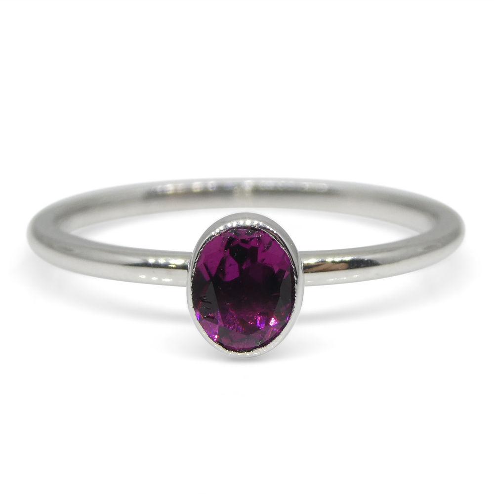 Tourmaline Stacker Ring set in 10kt White Gold - Skyjems Wholesale Gemstones