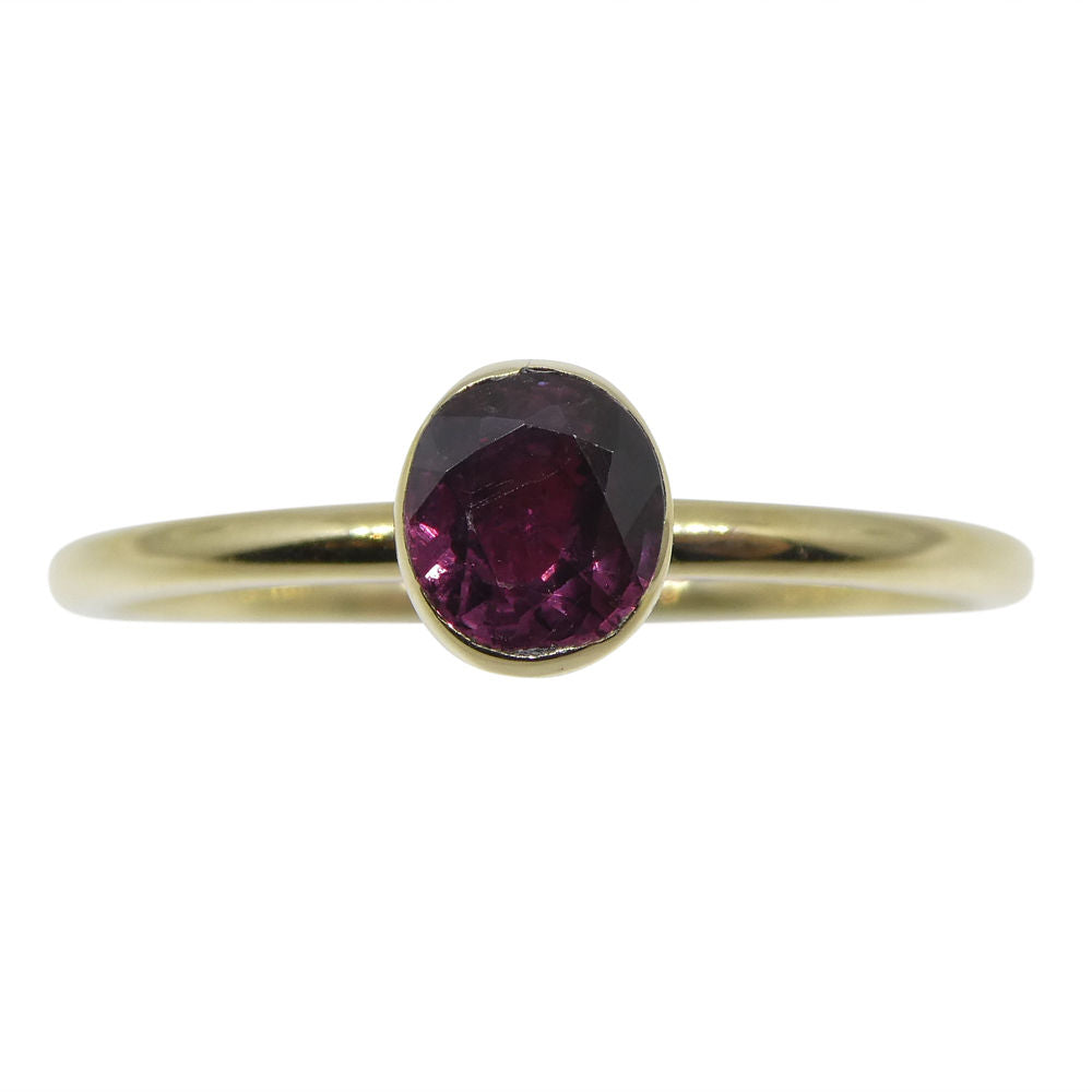 Ruby Stacker Ring set in 10kt Yellow Gold - Skyjems Wholesale Gemstones