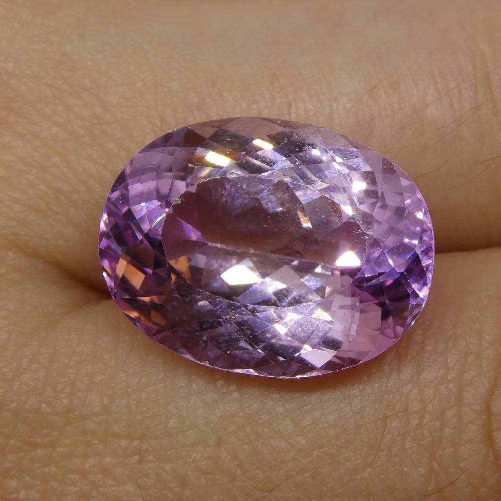 14.92 ct Oval Kunzite - Skyjems Wholesale Gemstones