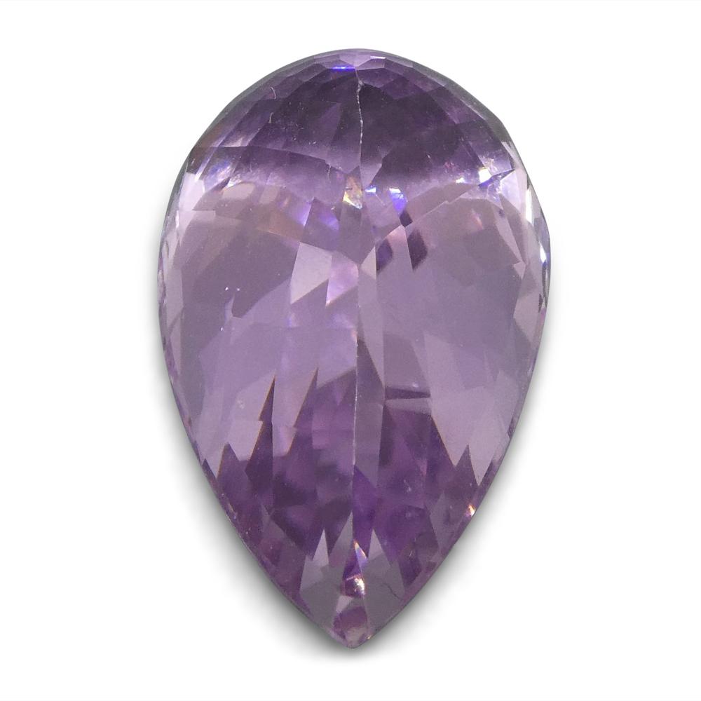 20.79 ct Pear Kunzite - Skyjems Wholesale Gemstones