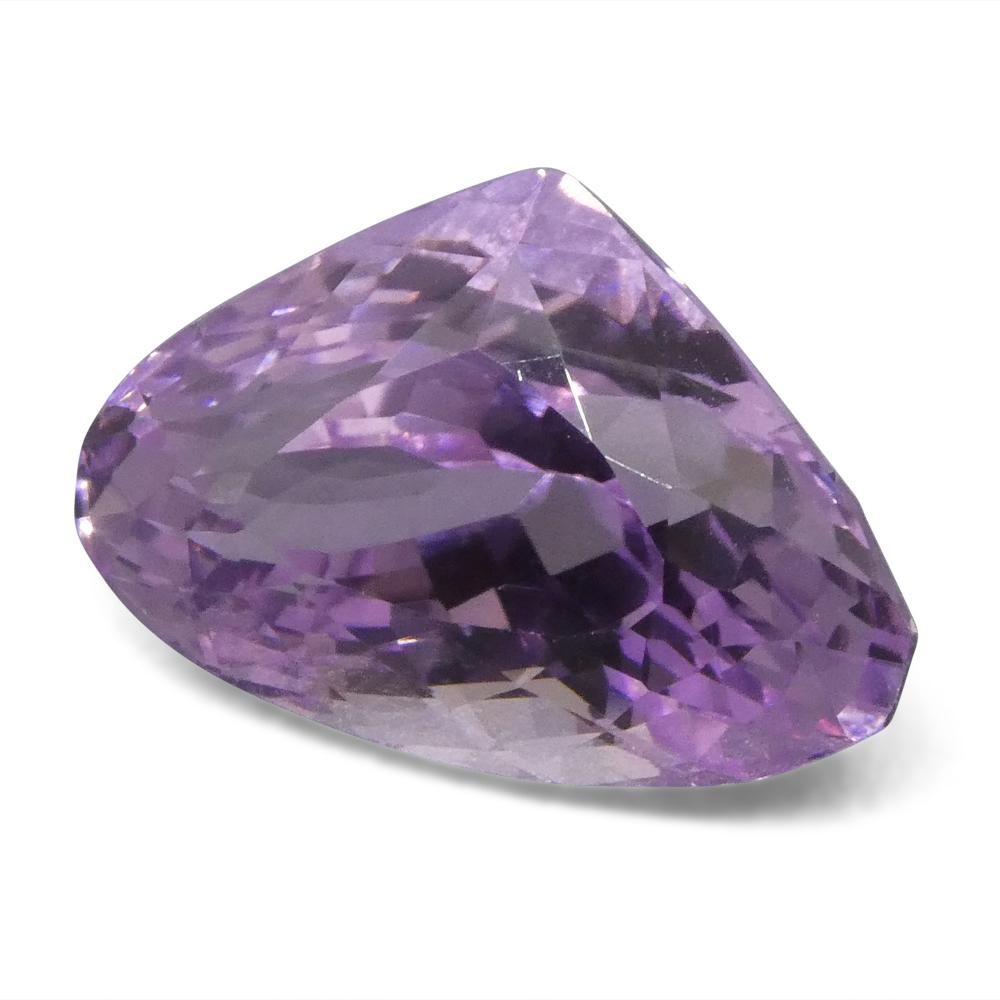 10.99 ct Pear Kunzite - Skyjems Wholesale Gemstones