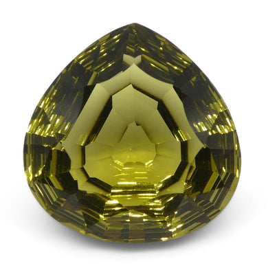 11.43ct Pear Lemon Citrine Fantasy/Fancy Cut - Skyjems Wholesale Gemstones