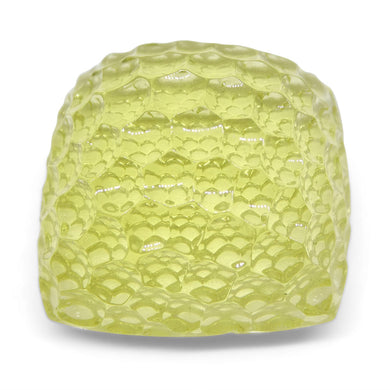36.57ct Cushion Lemon Citrine Fantasy/Fancy Cut - Skyjems Wholesale Gemstones