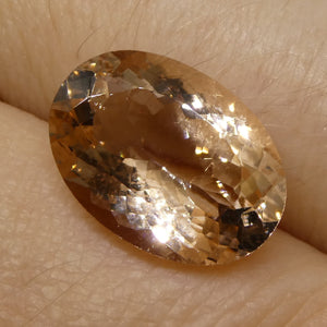 4.90ct Oval Morganite - Skyjems Wholesale Gemstones