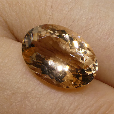 5.20ct Oval Morganite - Skyjems Wholesale Gemstones
