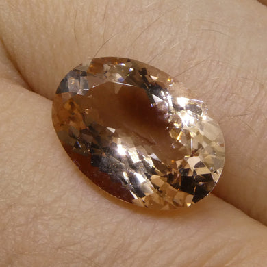 4.70ct Oval Morganite - Skyjems Wholesale Gemstones
