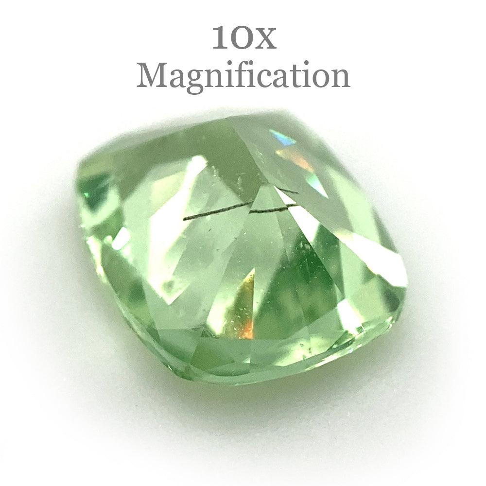 1.96ct Cushion Vivid Mint Green Garnet from Merelani, Tanzania - Skyjems Wholesale Gemstones