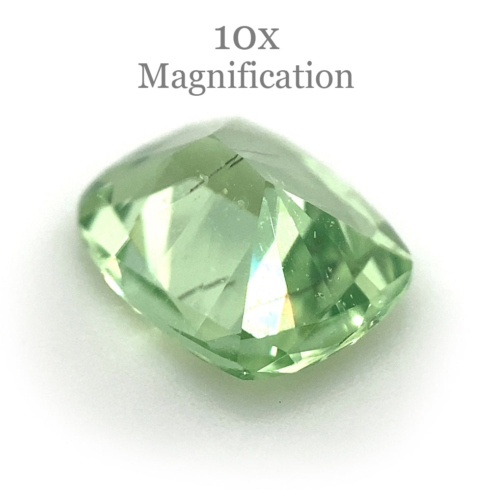 1.96ct Cushion Vivid Mint Green Garnet from Merelani, Tanzania - Skyjems Wholesale Gemstones