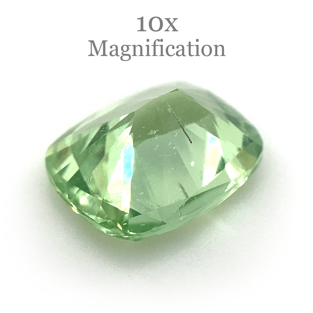 1.96ct Cushion Vivid Mint Green Garnet from Merelani, Tanzania - Skyjems Wholesale Gemstones