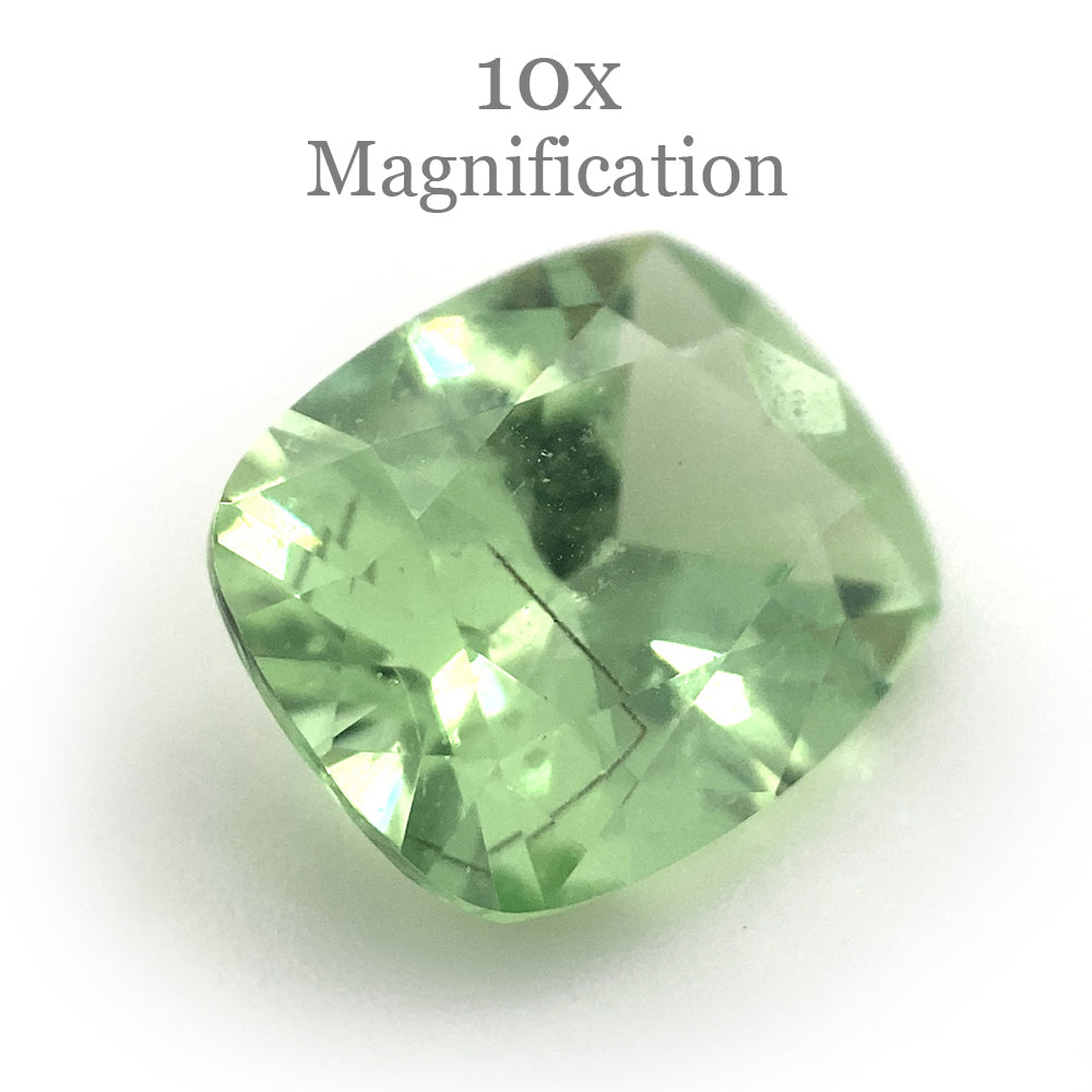 1.96ct Cushion Vivid Mint Green Garnet from Merelani, Tanzania - Skyjems Wholesale Gemstones