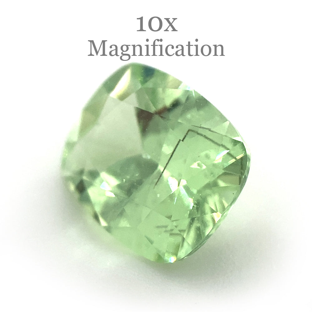 1.96ct Cushion Vivid Mint Green Garnet from Merelani, Tanzania - Skyjems Wholesale Gemstones