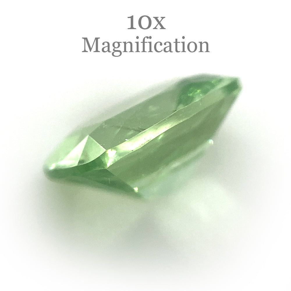 1.96ct Cushion Vivid Mint Green Garnet from Merelani, Tanzania - Skyjems Wholesale Gemstones