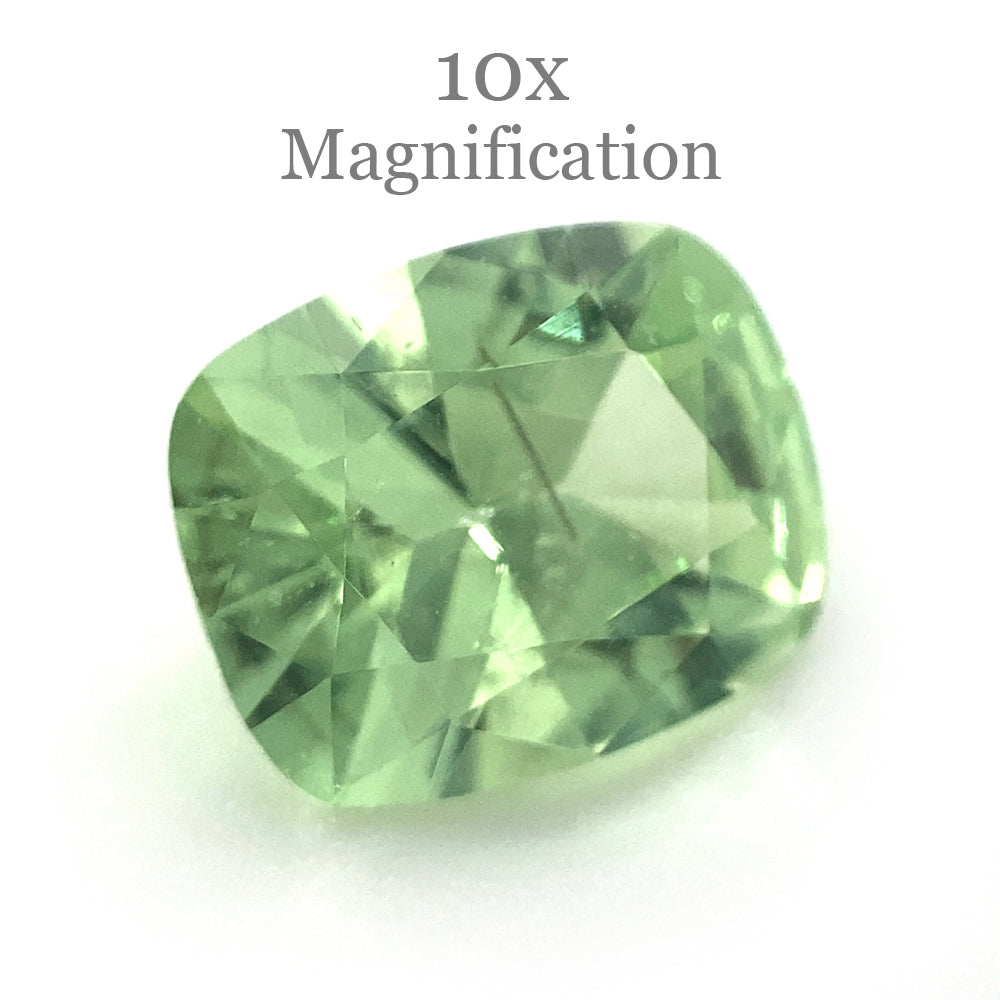 1.96ct Cushion Vivid Mint Green Garnet from Merelani, Tanzania - Skyjems Wholesale Gemstones