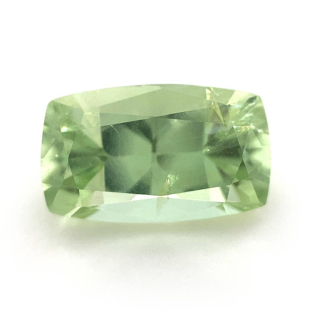 2.27ct Cushion Mint Green Garnet from Merelani, Tanzania - Skyjems Wholesale Gemstones