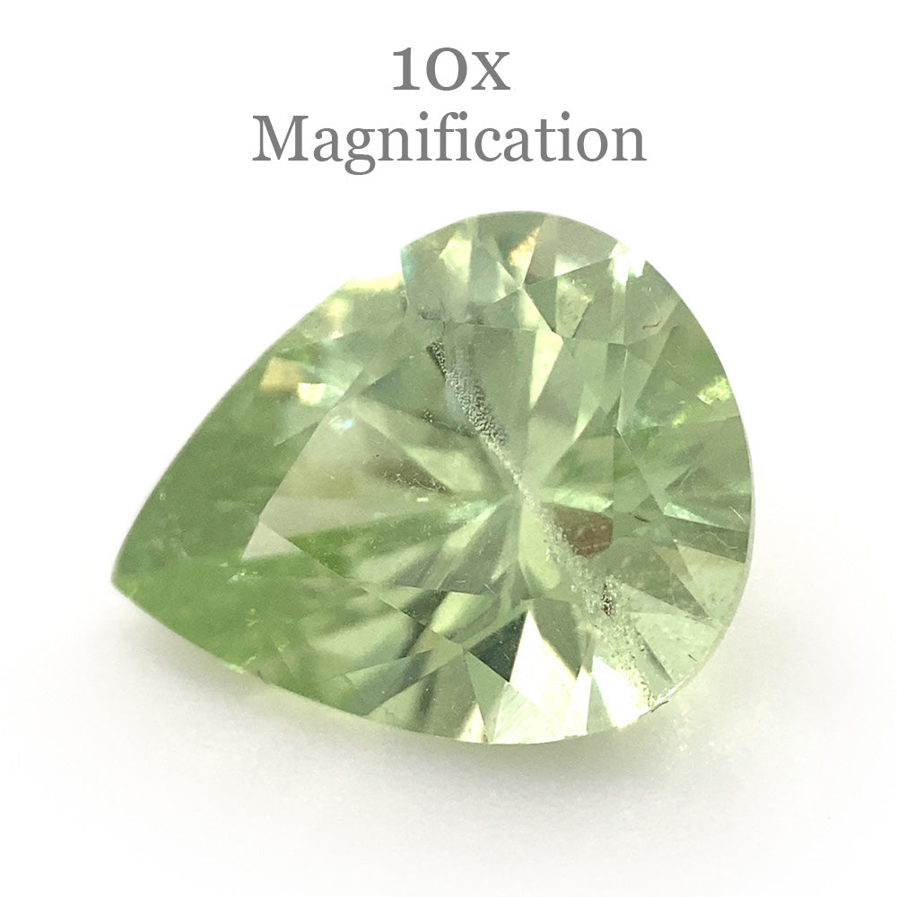 2.22ct Pear Mint Green Tsavorite Garnet from Tanzania, rare gem by SkyJems Canadian gemstone experts