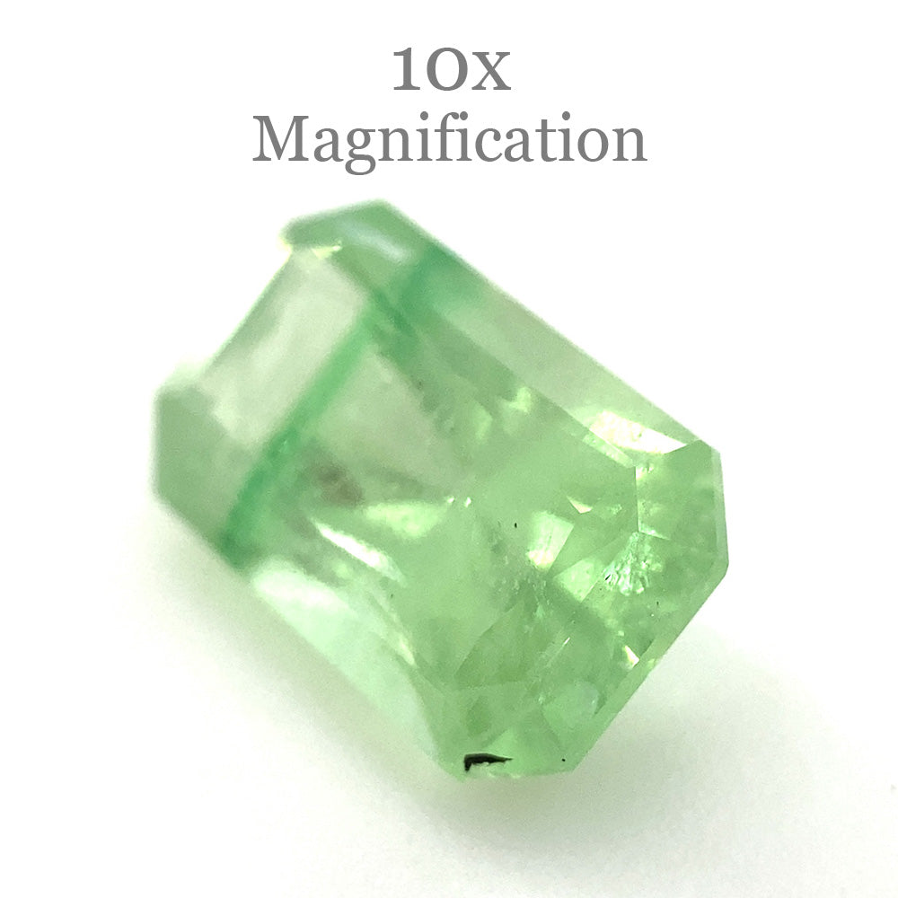 2.15ct Radiant Cut Mint Green Garnet from Merelani, Tanzania - Skyjems Wholesale Gemstones