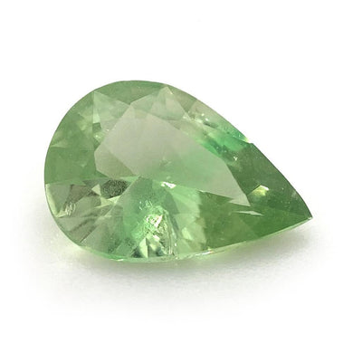 1.32ct Pear Mint Green Garnet from Merelani, Tanzania - Skyjems Wholesale Gemstones
