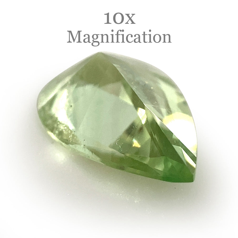 1.61ct Pear Mint Green Garnet from Merelani, Tanzania - Skyjems Wholesale Gemstones