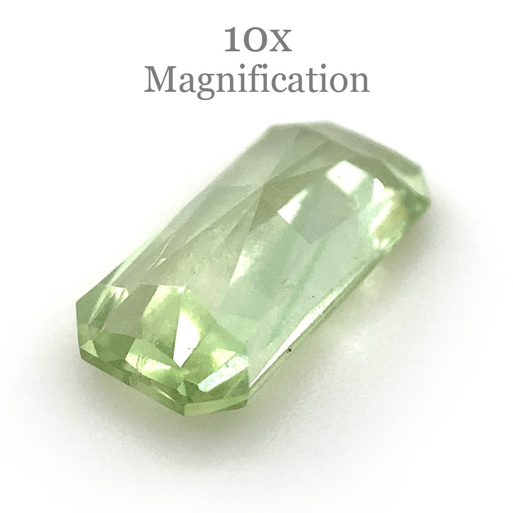 1.61ct Radiant Cut Mint Green Garnet from Merelani, Tanzania - Skyjems Wholesale Gemstones