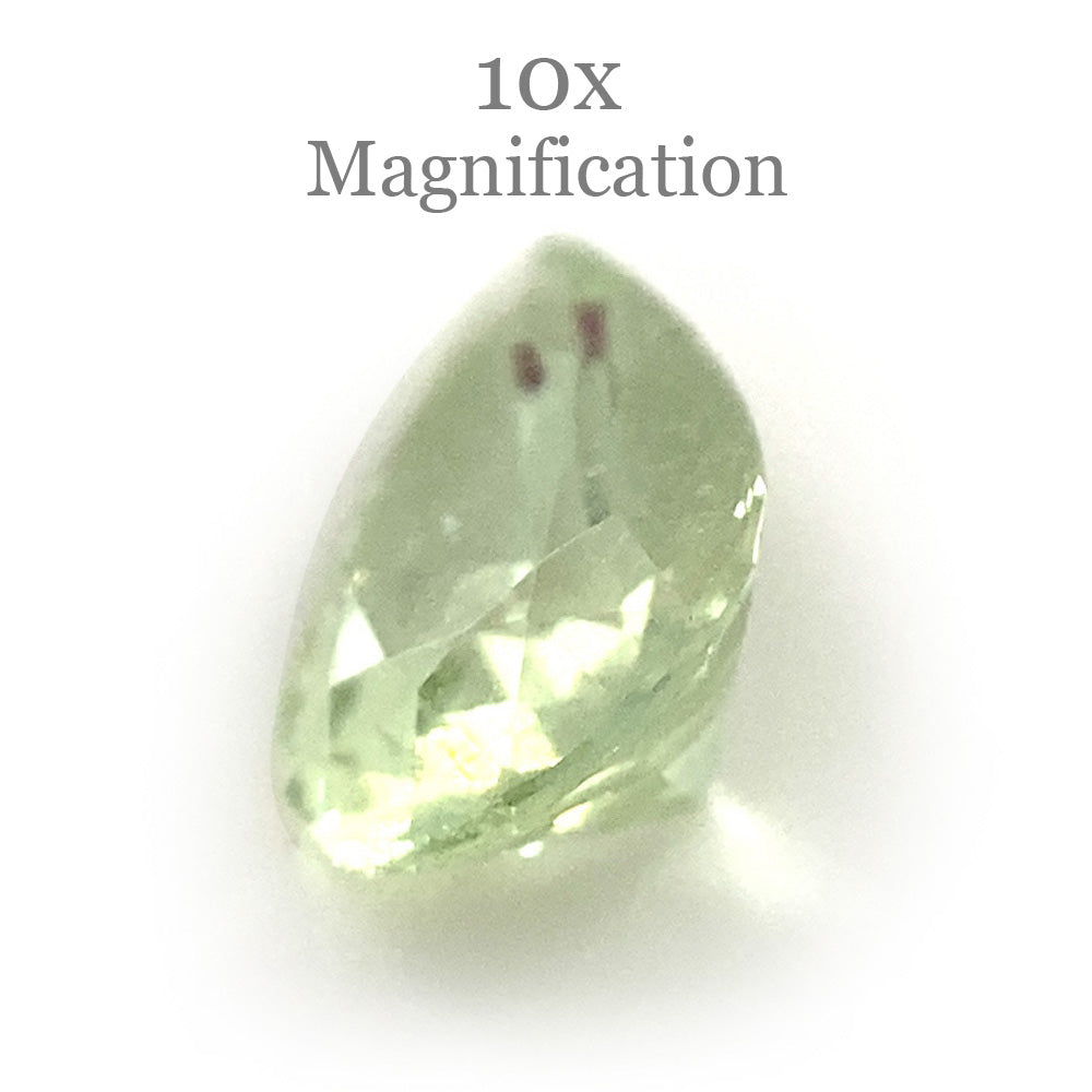 1.23ct Pear Mint Green Garnet from Merelani, Tanzania - Skyjems Wholesale Gemstones