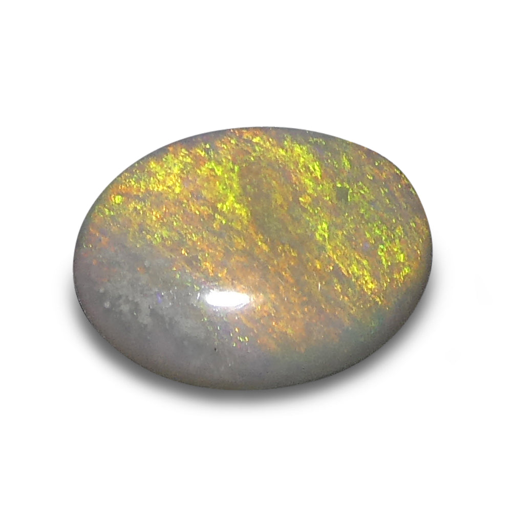 Opal 1.54 cts 11.10 x 8.86 x 2.29 Oval Cabochon White  $310