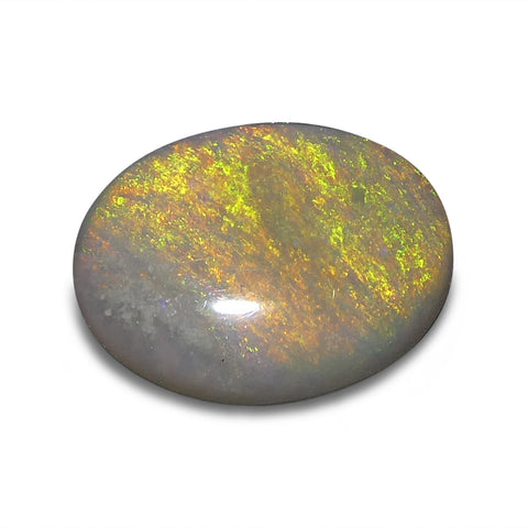 1.54ct Oval Cabochon White Opal from Australia