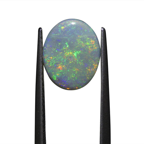 1.72ct Oval Cabochon White Opal from Australia