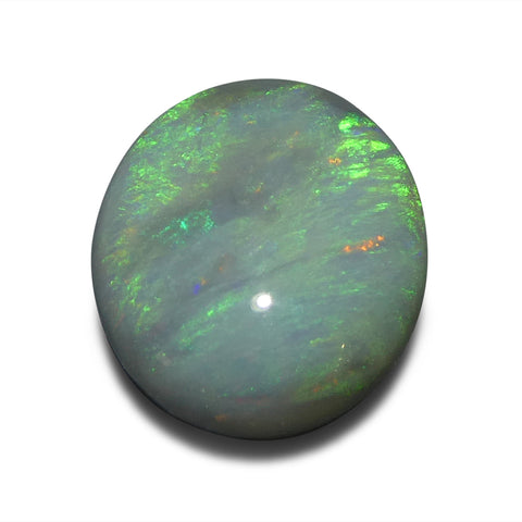 2.94ct Oval Cabochon Black Opal from Australia