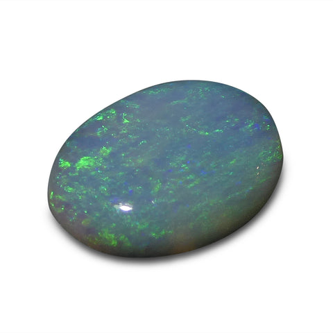 0.93ct Oval Cabochon Grey Opal from Australia