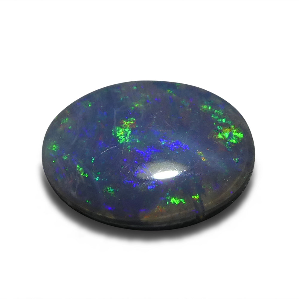 Opal 0.99 cts 9.02 x 6.93 x 2.25 Oval Cabochon Black  $140