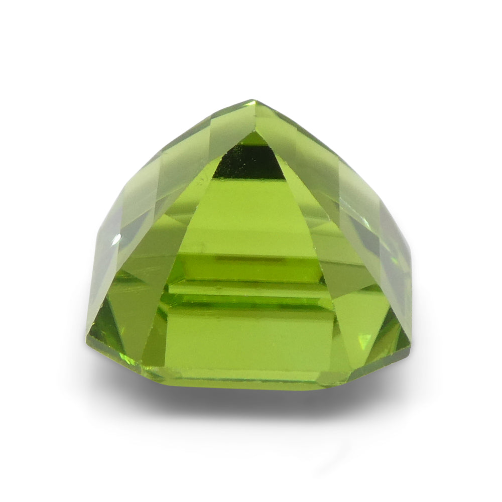 6.16ct Emerald Cut Yellowish Green Peridot from Sapat Gali, Pakistan - Skyjems Wholesale Gemstones