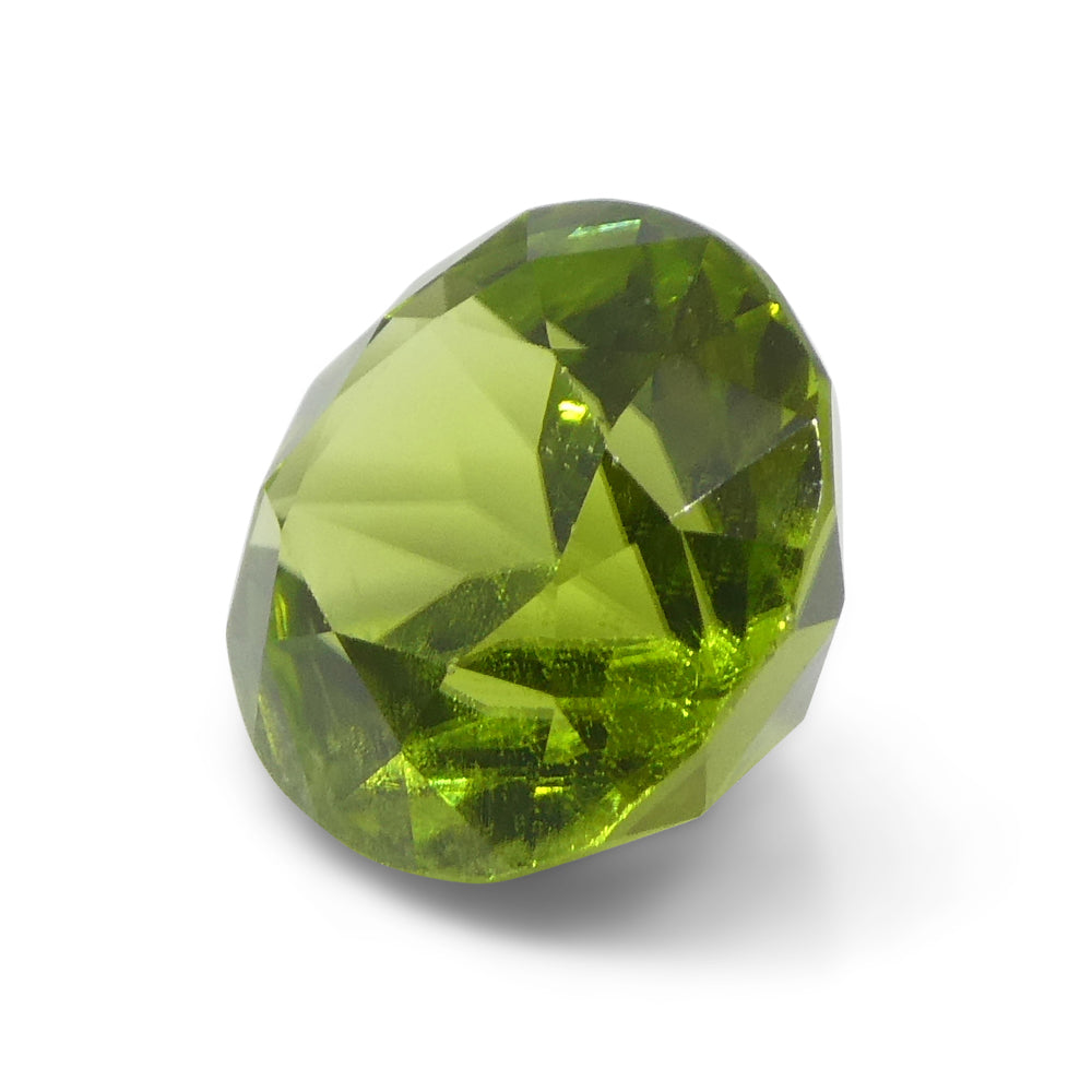 5.69ct Oval Yellowish Green Peridot from Sapat Gali, Pakistan - Skyjems Wholesale Gemstones