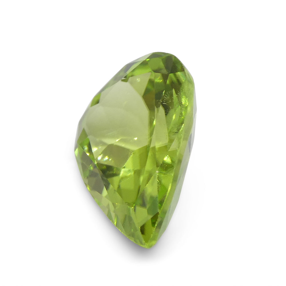 5.9ct Pear Yellow-Green Peridot from Sapat Gali, Pakistan - Skyjems Wholesale Gemstones