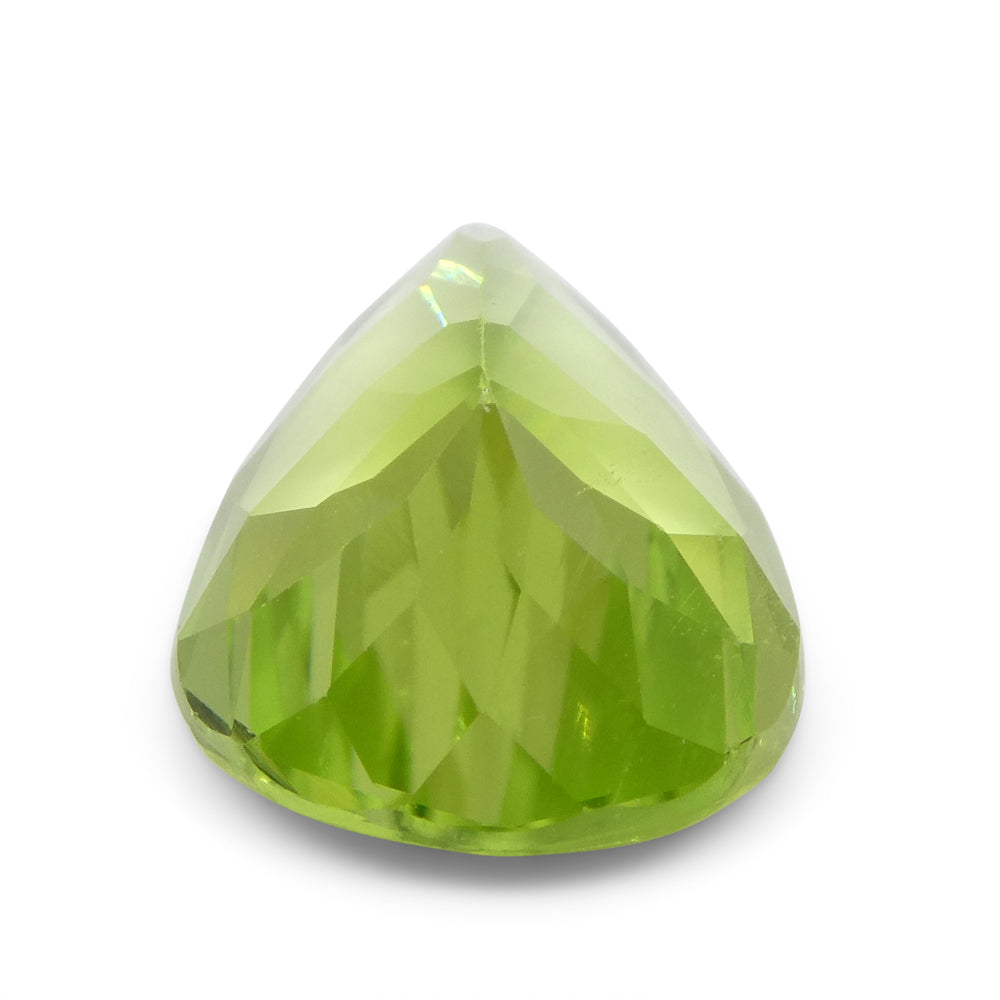 5.9ct Pear Yellow-Green Peridot from Sapat Gali, Pakistan - Skyjems Wholesale Gemstones