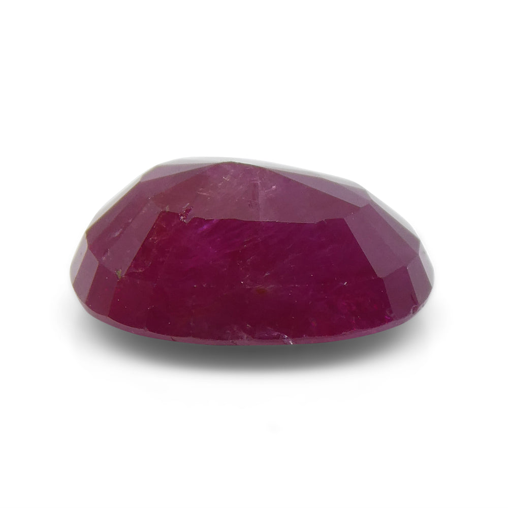 4.21ct Oval Red Ruby from Vietnam - Skyjems Wholesale Gemstones