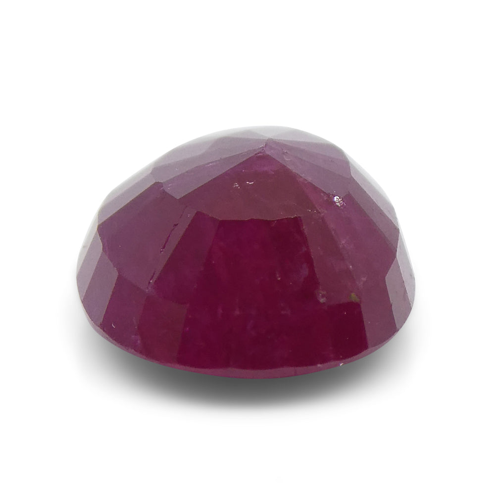 4.21ct Oval Red Ruby from Vietnam - Skyjems Wholesale Gemstones