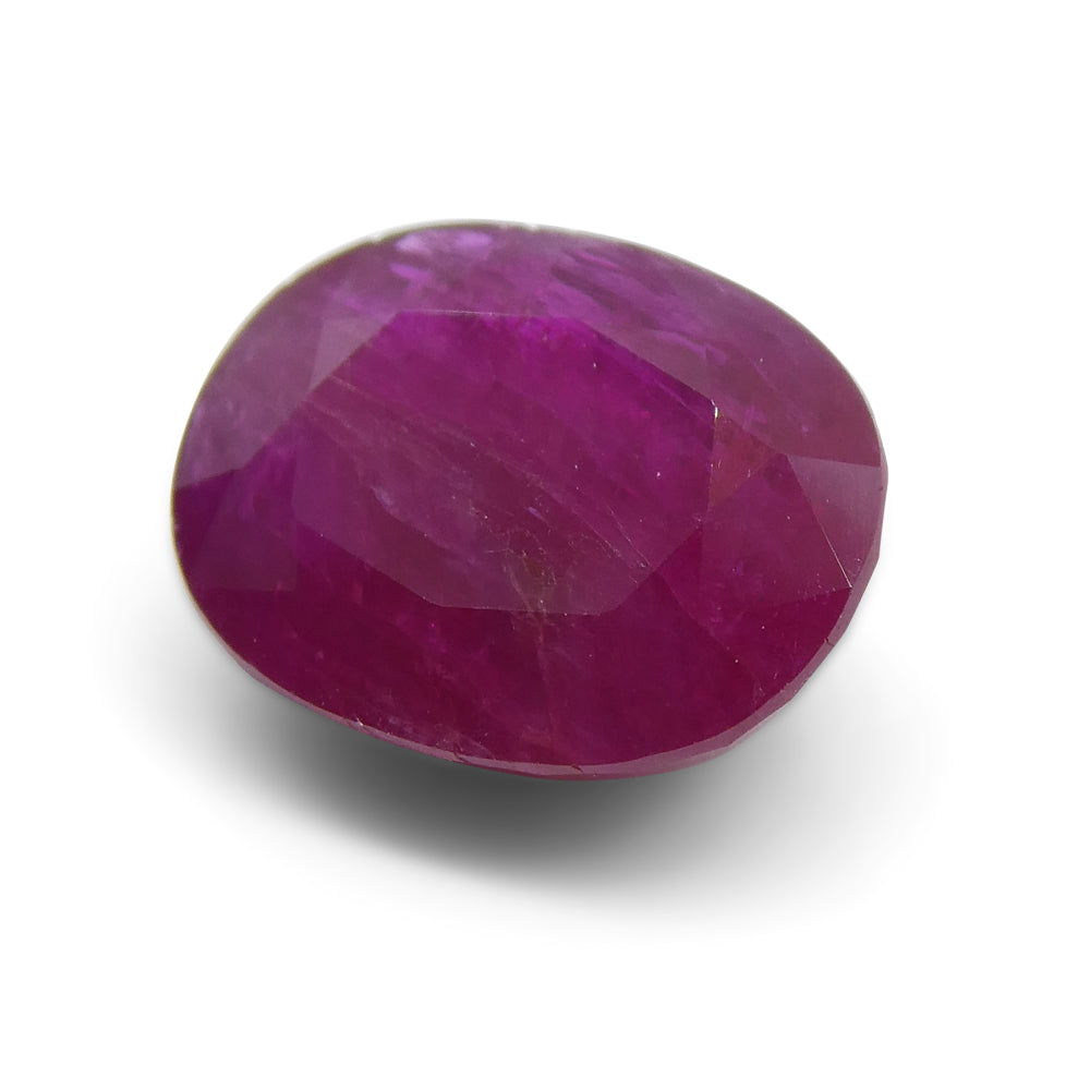 4.21ct Oval Red Ruby from Vietnam - Skyjems Wholesale Gemstones