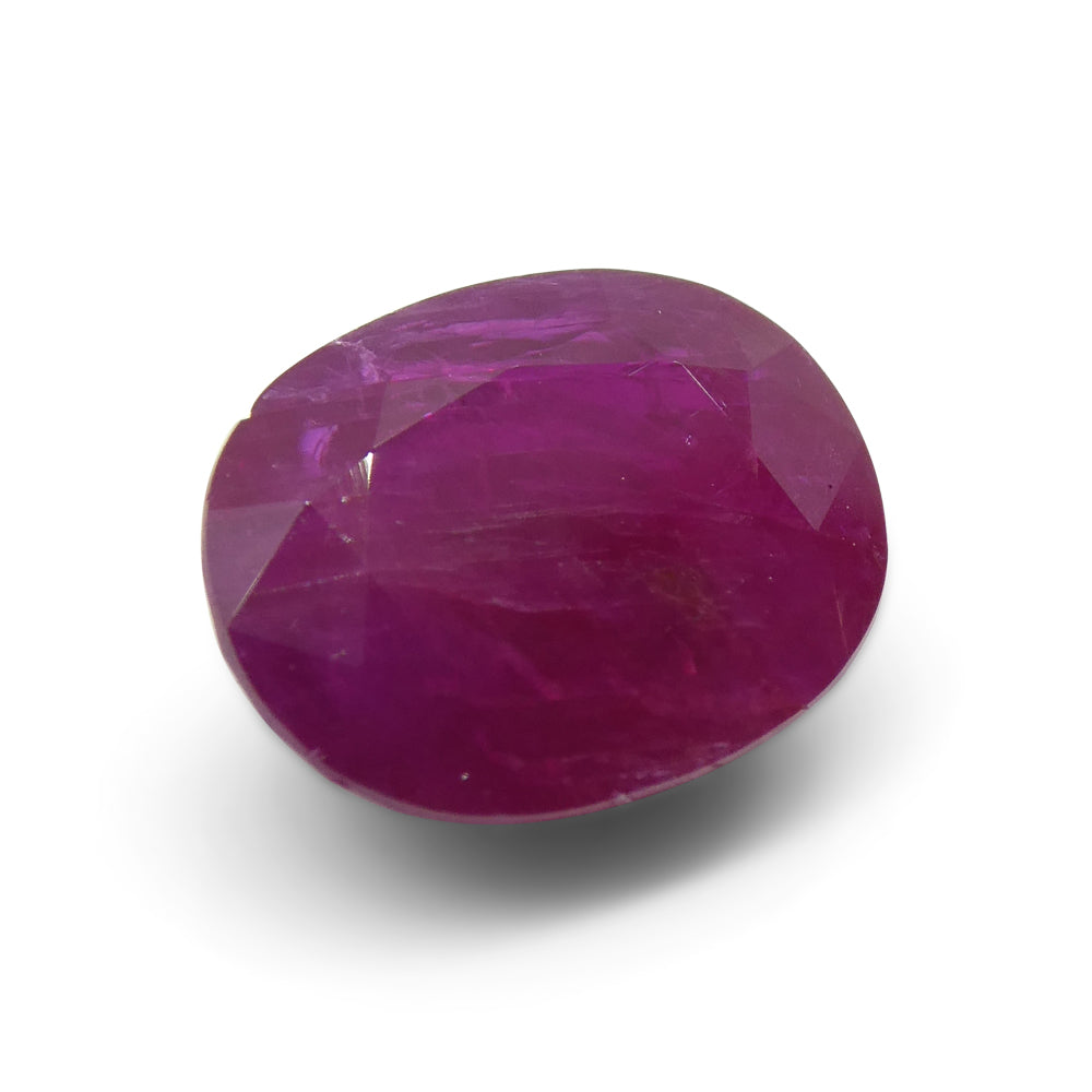 4.21ct Oval Red Ruby from Vietnam - Skyjems Wholesale Gemstones