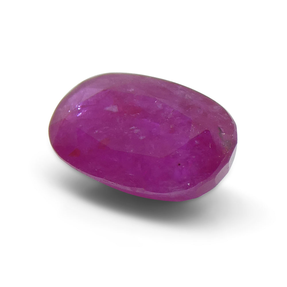 2.7ct Oval Red Ruby from Vietnam - Skyjems Wholesale Gemstones