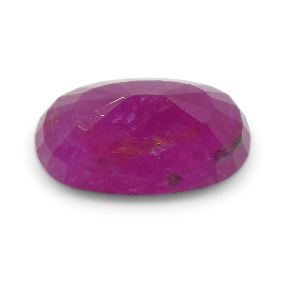 2.7ct Oval Red Ruby from Vietnam - Skyjems Wholesale Gemstones