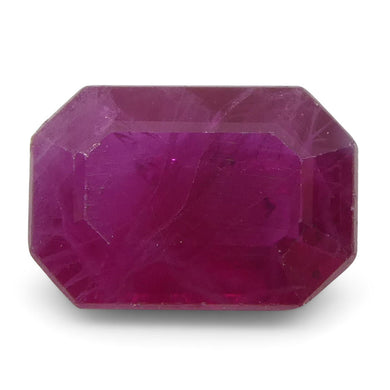 0.84 ct Emerald Cut Ruby Burma - Skyjems Wholesale Gemstones