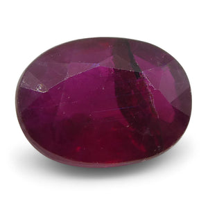 0.71 ct Oval Ruby Burma - Skyjems Wholesale Gemstones