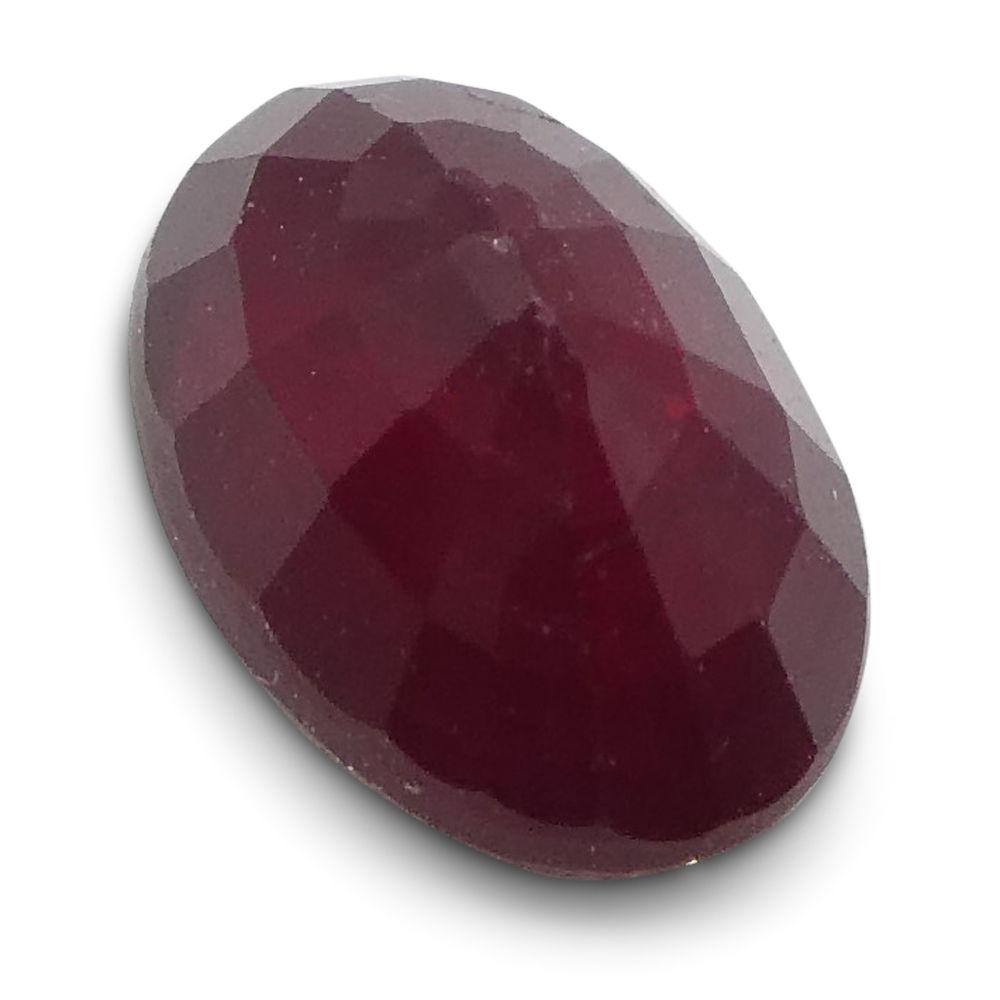 0.74 ct Oval Ruby Mozambique - Skyjems Wholesale Gemstones