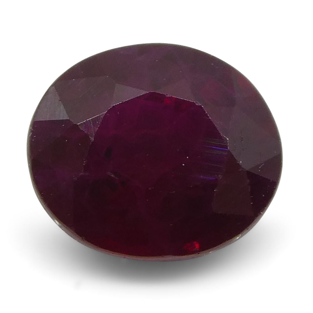 0.82 ct Oval Ruby Mozambique - Skyjems Wholesale Gemstones