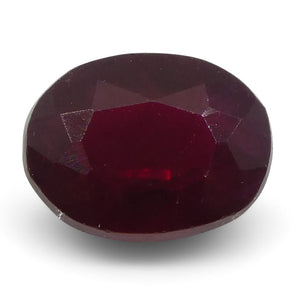 0.79 ct Oval Ruby Mozambique - Skyjems Wholesale Gemstones