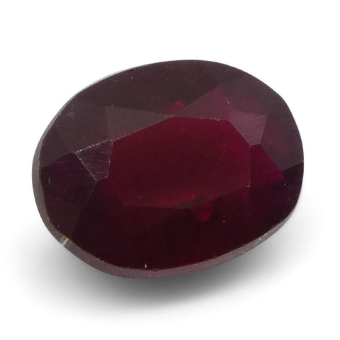 0.79 ct Oval Ruby Mozambique