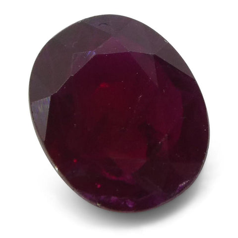 0.8 ct Oval Ruby Mozambique
