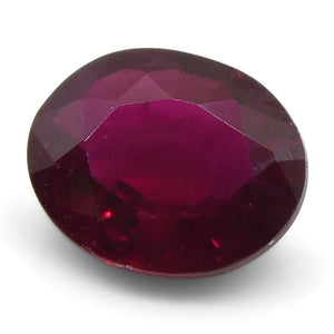 0.67 ct Oval Ruby Burma - Skyjems Wholesale Gemstones