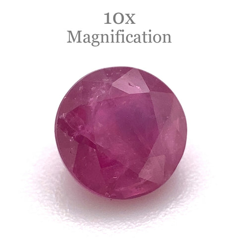 1.19ct Round Red Ruby